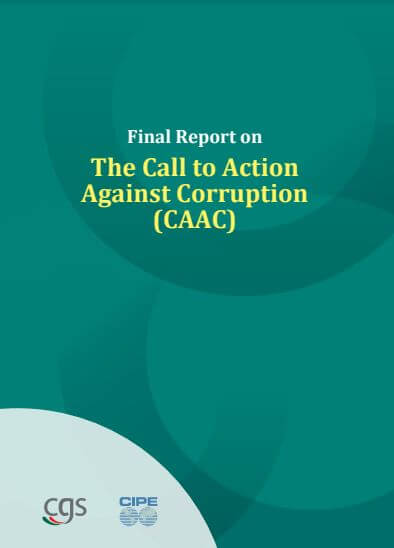 Final Report on The Call to Action Against Corruption (CAAC)